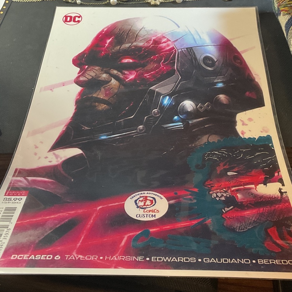 DC Comics DCEASED Poster - Red and Blue